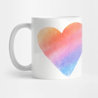 Rainbow Heart Mug